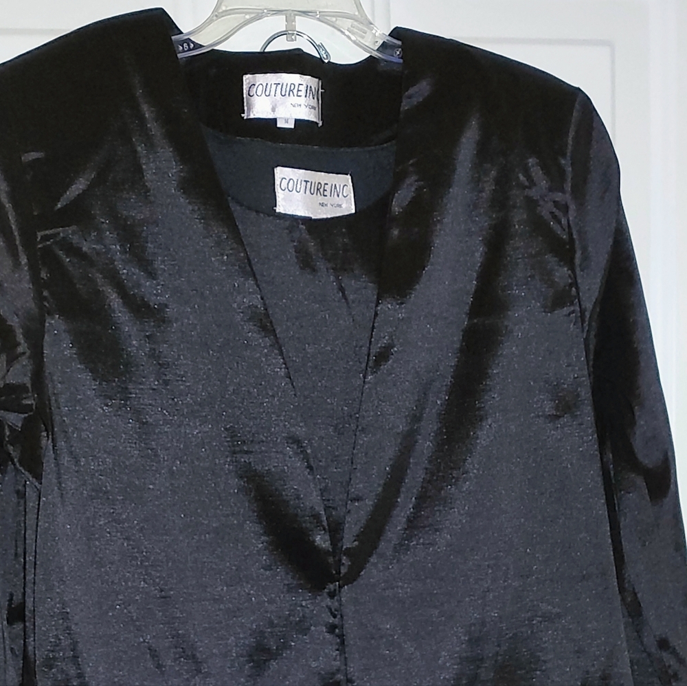 Couture 3 Piece Elegant Black Suit Various Sizes